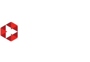 The image features the logo of cbusa. It includes a red geometric hexagon shape with a white triangular design inside, positioned next to the lowercase text cbusa in a modern, sans-serif font. The background is black.