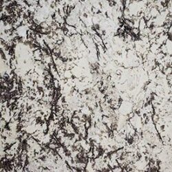 Close-up of a textured marble surface with a cream background and dark brown veining patterns. The intricate design creates a natural, organic appearance often used in decorative finishes.